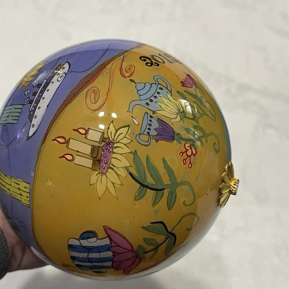 Christmas Ornament Pier One Li Bien  Hand‎ Painted 2012 Golden Anniversary